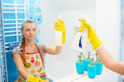 Workers and managers reviewing a health and safety policy in a workplace setting