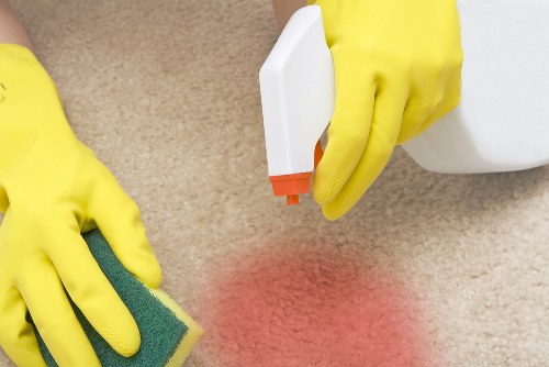 Professional one off cleaning in a living room