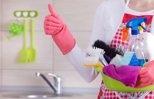 Weekly domestic cleaning tasks in a family home